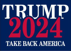 2'x3' TAKE BACK AMERICA Trump 2024 Take America Back Flag ROUGH TEX® 100D Double Sided 2x3 Feet