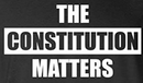 The Constitution Matters Black 3x5 Rough Tex flag