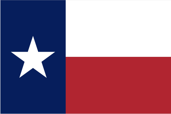 Texas 12"x18" Flag ROUGH TEX® 68D Stick Flag