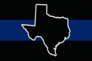 Texas (Blue Line) 3'X5' Flag ROUGH TEX® 100D