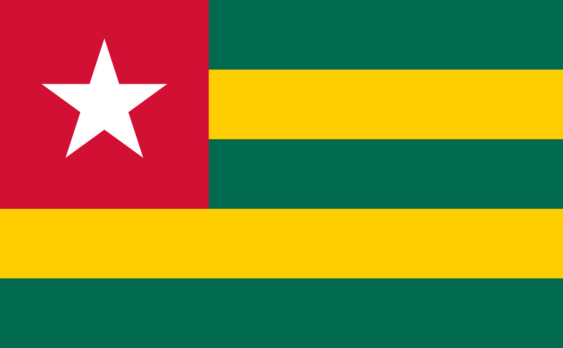 Togo Flag 3x5ft Poly