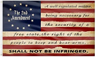 The 2nd Amendment Betsy Ross Original Vintage 3x5 Feet Flag 100D