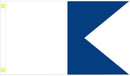 Alpha Diver Down 2'x3' 100D Marine Boating Flag