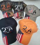 2A 2nd Amendment Mixed Designs by the Dozen Caps (144 mixed Second Amendment hats)