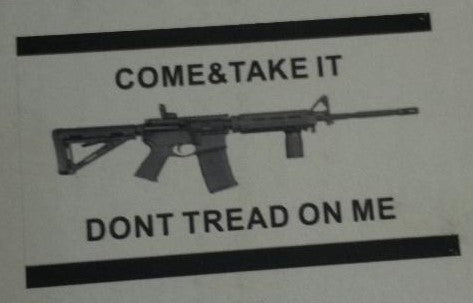 Come and Take It Don't Tread On Me M4 3'X5' Flag Rough Tex® 100D NRA American 2nd Amendment