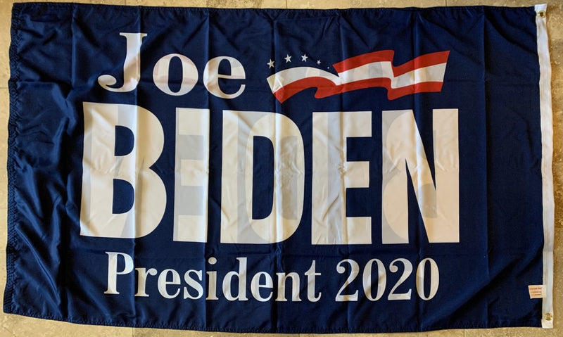 Biden President 2020 Democratic Presidential Blue And Red Double Sided Flag 3'X5' Rough Tex® 100D