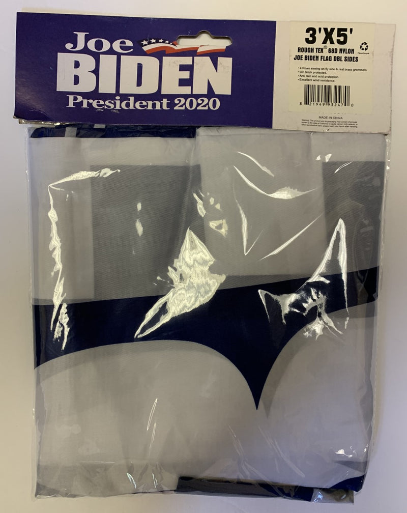 Biden President 2020 Democratic Presidential Blue And Red Double Sided Flag 3'X5' Rough Tex® 100D