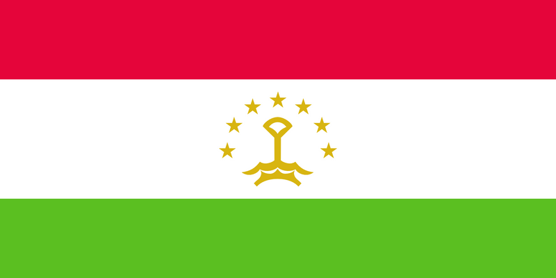 Tajikistan Flag 3x5ft 100D