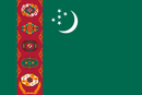 Turkmenistan Flag 3x5ft Poly