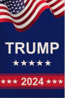 USA Trump 2024 12"x18" Flag ROUGH TEX® 100D Garden Flag Keep American