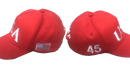 PRESIDENT TRUMP OFFICIAL 45 RED USA CAP 100% COTTON HAT