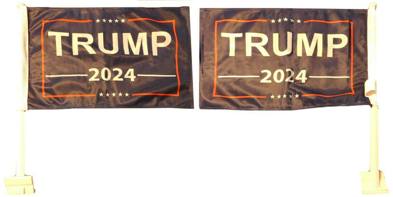Trump 2024  - 12''X18'' Car Flag Double Sided