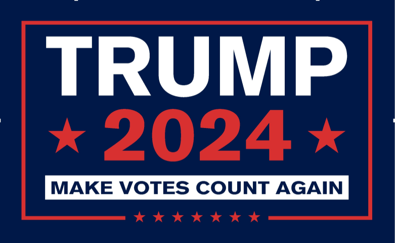 Trump 2024 Make Votes Count Again 3'x5' Flag ROUGH TEX® 68D Nylon