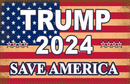 TRUMP 2024 USA Save America Vintage USA 3x5 Feet 100D Rough Tex Flag 3'x5'