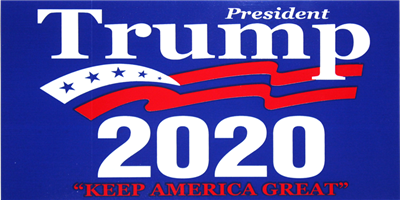 Trump 2020 bumper sticker pack of 50