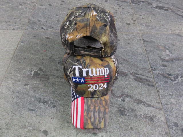 Trump 2024 Camo USA Bill- Cap