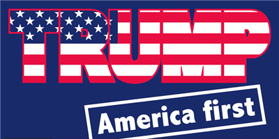 Trump America First Rough Tex® 68D Nylon 4'X6' Flag