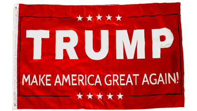 Trump IV flag 2'X3' Brass Grommets MAGA