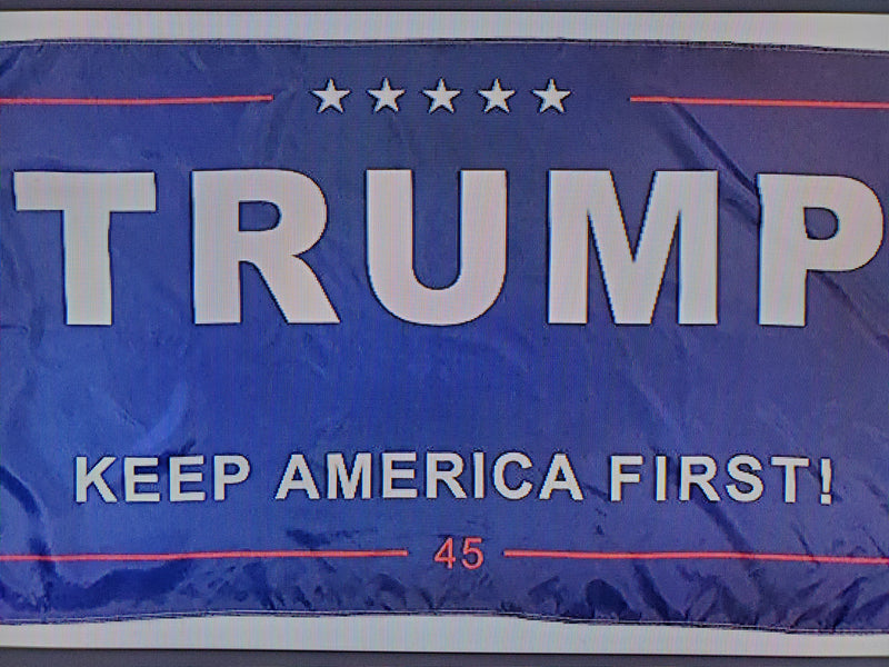 Trump Keep America First 45 3'X5' 68D Flag Rough Tex ®