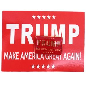 Trump  Make America Great ( M A G A) Red Lapel Pin