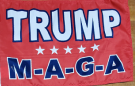Trump MAGA 12"x18" Flag ROUGH TEX® 100D W/ Grommets
