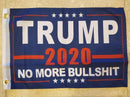 12x18 Inches Boat Flag TRUMP NO MORE BULLSHIT FLAG 100D ROUGH TEX ®