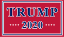 Trump 2020 Red Double Sided Flag 3'X5' Rough Tex® 100D