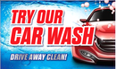 Try Our Car Wash 3'X5' Flag ROUGH TEX® 100D