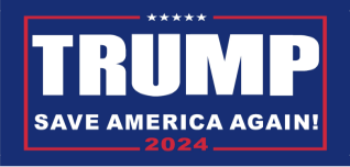 Save America Again! Huge Trump 2024 6'x10' Flag Rough Tex® 100D 6x10 Feet