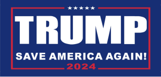 Save America Again! Huge Trump 2024 3'X5' Flag Rough Tex® 100D 3x5 Feet Double Sided