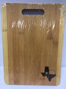 TEXAS FLAG CUTTING BOARD BAMBOO