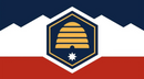 Utah 2022 8 Point Star 6'x10' Embroidered Flag ROUGH TEX® 300D Nylon