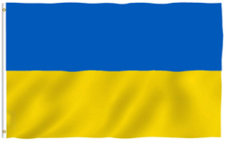 Ukraine 3'x5' Embroidered Flag ROUGH TEX® 210D Oxford Nylon