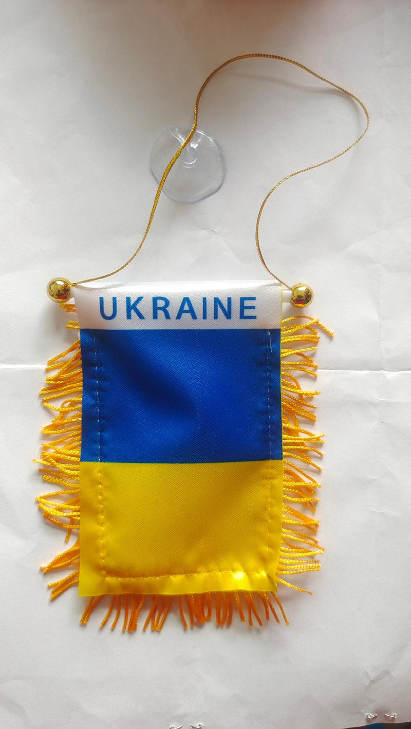 Ukraine Flag Mini Banner