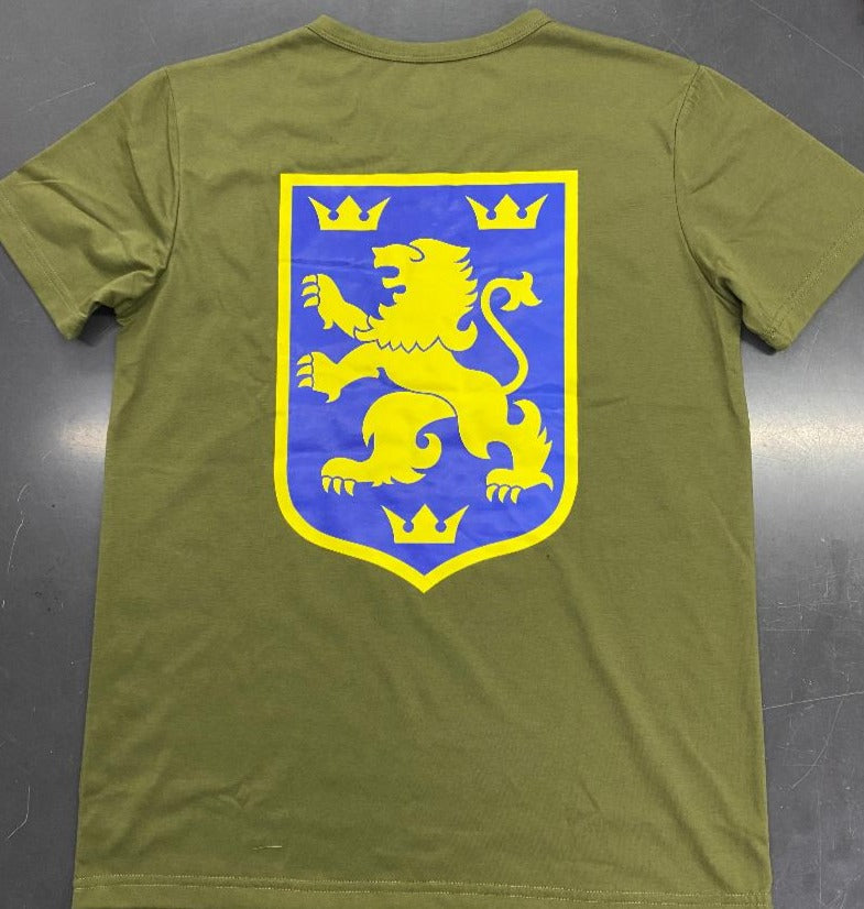 Ukraine Official Commander in Chief & Royal Crest Rough Tex® Cotton Military Shirt Size Small