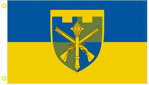 Ukraine Territory Defense Force Official Flags 3'x5' 100D Rough Tex grommets