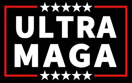 ULTRA MAGA 3'x5' Flag 100D Black Trump 2024