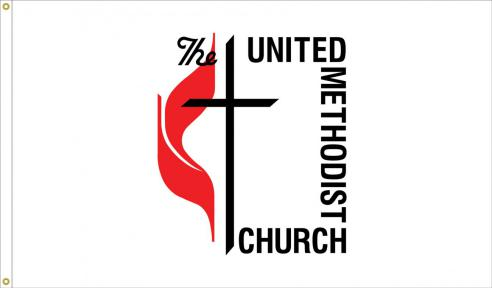 United Methodist Church 3'X5' Flag ROUGH TEX®