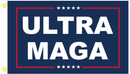 ULTRA MAGA 3'x5' Flag 100D Blue Trump