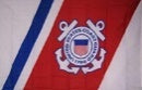 United States Coast Guard Racing Stripe 12''x18'' Nylon Stick Flags Rough Tex ®100D