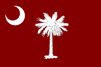 South Carolina Big Red - 3'x5' Single Sided Flag Rough Tex® 68D