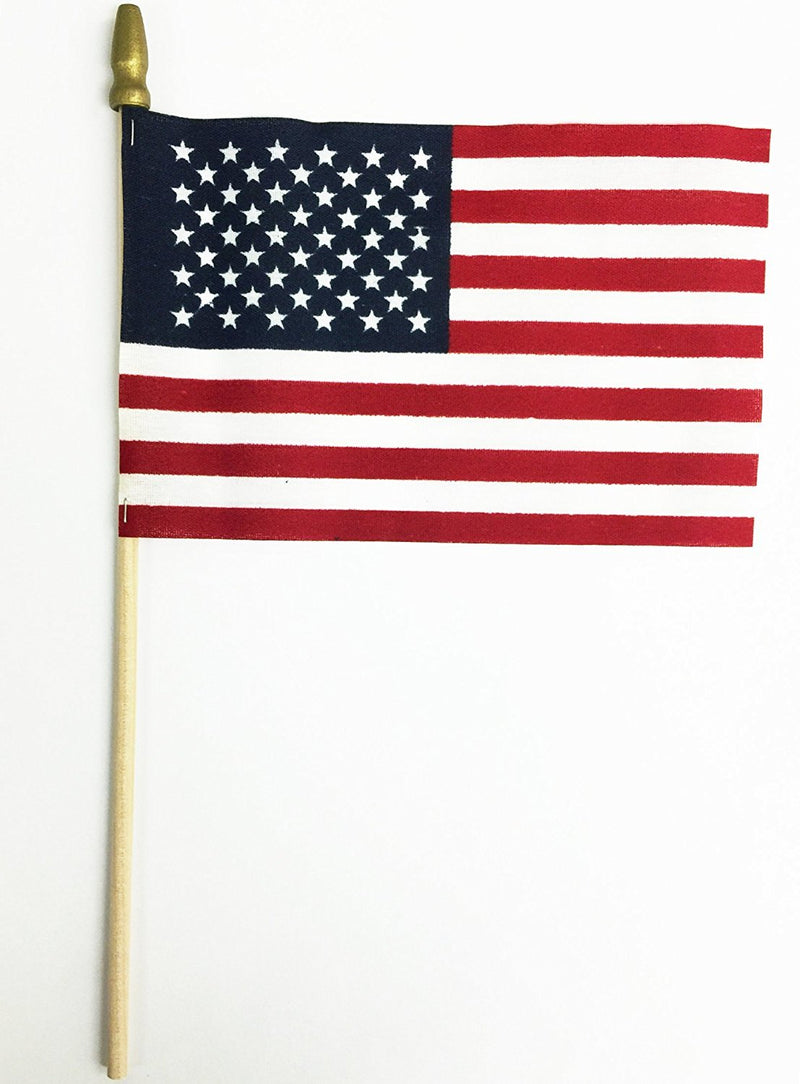 American USA Flags 4"x6" Inches Desk Stick flag