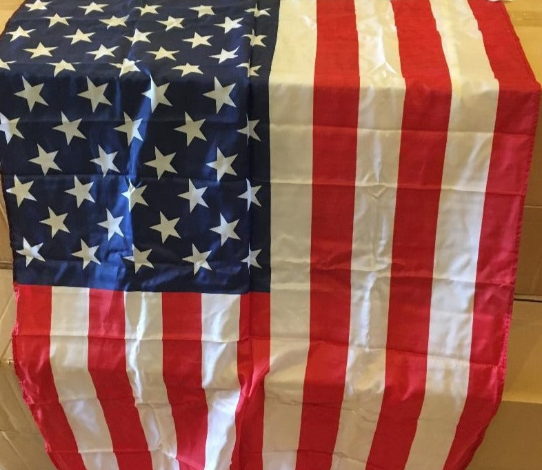 USA American Flags polyester 68D 3'x5' Pack of 100
