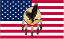 USA Eagle Dream Catcher 3'X5' Flag ROUGH TEX® 100D