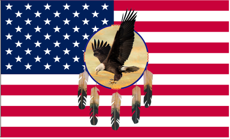 USA Eagle Dream Catcher 3'X5' Flag ROUGH TEX® 100D