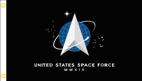 United States Space Force 2'x3' Double Sided Flag ROUGH TEX® 100D