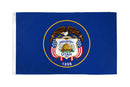 Utah 4'x6' State Flag ROUGH TEX® 68D
