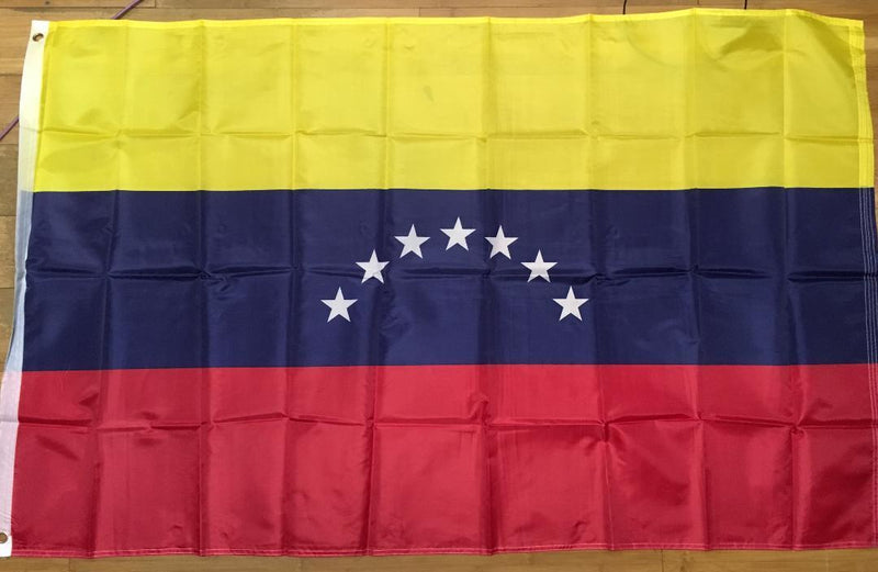 12 VENEZUELA 7 STAR 3'X5' FLAGS 1954-2006 100D FLAGS SOLD BY THE DOZEN