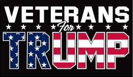 Veterans For Trump Black 3'X5' Flag Rough Tex®68D Nylon