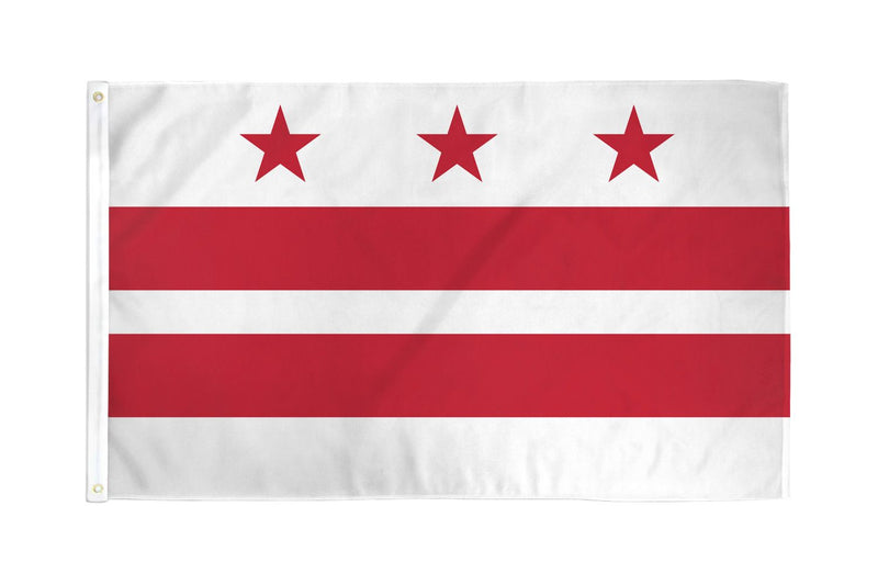 Washington DC 4'x6' State Flag ROUGH TEX® 68D
